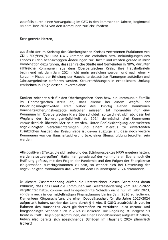 Seite 2 des Briefes